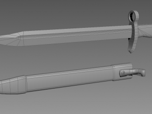 Bayonet v 89 Model 3D