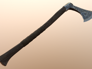 Vikings Axe V1 3D Model