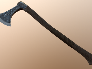 Vikings Axe V1 Model 3D