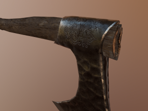 Vikings Axe V1 Model 3D