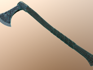 Vikings Axe V1 Model 3D