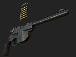 Pistol 3D-Modell