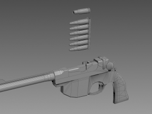 Pistol 3D-Modell