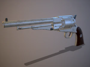 Remington 1858 Modelo 3D