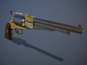 Remington 1858 Modelo 3D