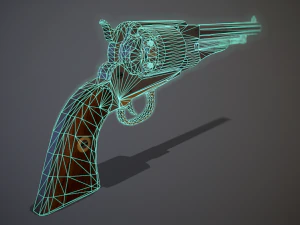 Remington 1858 Modelo 3D