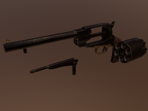Remington 1858 Model 3D