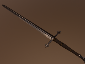 Claymore sword Modèle 3D