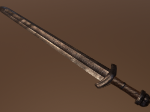 Karoling sword 3D Model