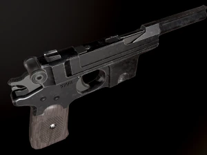 Bergman Bayard Pistol 3D Model