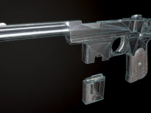 Bergman Bayard Pistol 3D Model