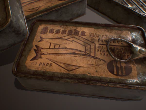 Canned Fish 3D Model
