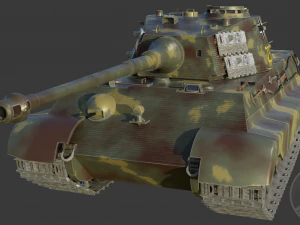 King Tiger Panzerkampfwagen VI B Tiger II 3D Model