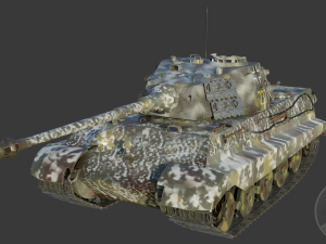 King Tiger Panzerkampfwagen VI B Tiger II Modello 3D