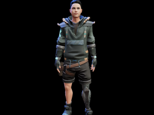 Mini character pack 3D Model