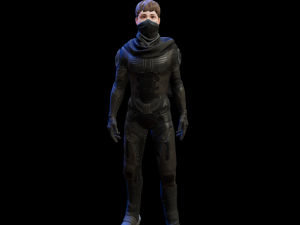 Mini character pack 3D Model