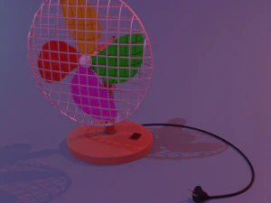 Fan Modello 3D