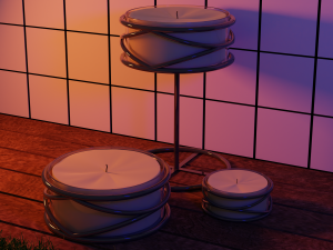 Table candelabrum Modelo 3D
