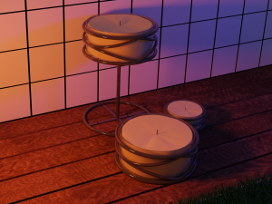Table candelabrum 3Dモデル