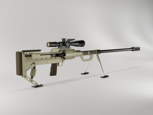 Sniperrifle Modelo 3D