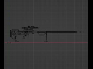 Sniperrifle Modelo 3D