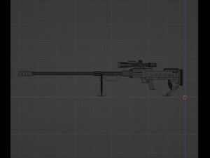 Sniperrifle Modelo 3D