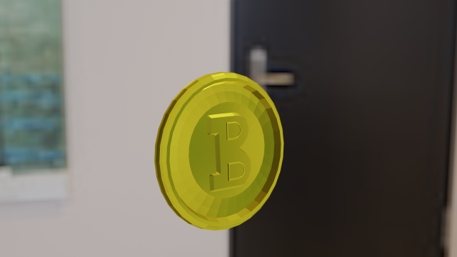 Bitcoin Modelo 3D .c4d .max .obj .3ds .fbx .stl .blend 