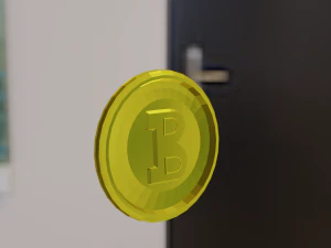 Биткойн 3D Модель