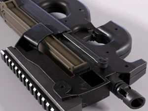 P90 Modelo 3D