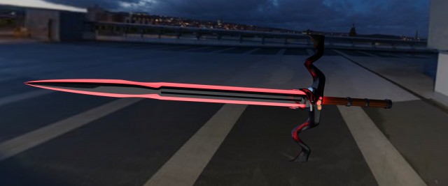 Sword 3D Модель .c4d .max .obj .3ds .fbx .stl .blend 
