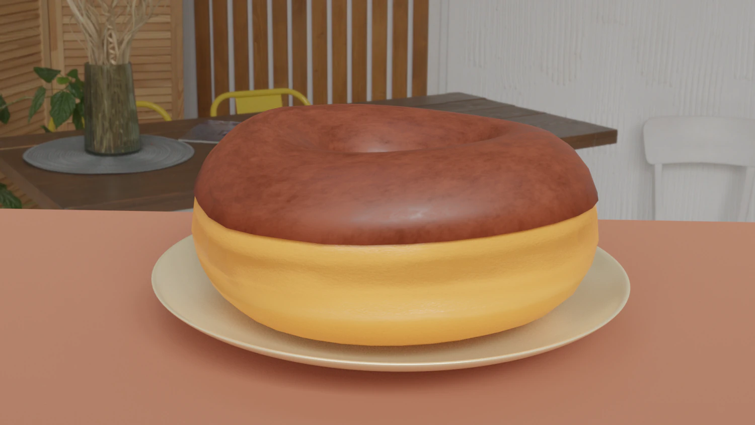 Rosquinha Modelo 3D .c4d .max .obj .3ds .fbx .stl .blend 