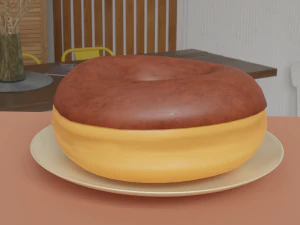 Krapfen 3D Modell