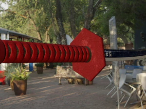 Katana from anime Demon Slayer Kimetsu No Yaiba 3D Model