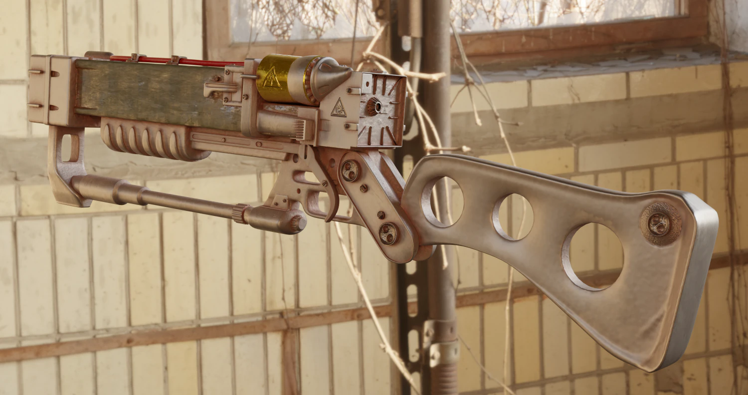 AER9 FROM FALLOUT3 3D Model .c4d .max .obj .3ds .fbx .stl .blend