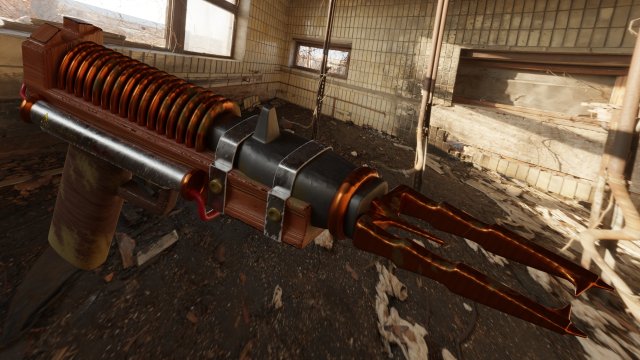 ENERGY GAUSS PISTOL 4K 3D Model .c4d .max .obj .3ds .fbx .stl .blend 