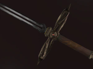 Snakesword 4k low-poly 3D Model