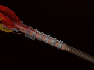 Ręcznie robiony nietoperz Model 3D