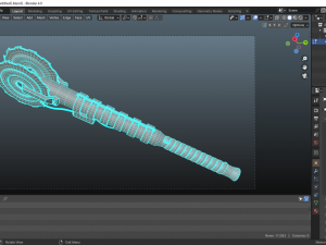 Hand-made bat Modello 3D
