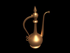 阿拉伯水罐 3D 3D 模型