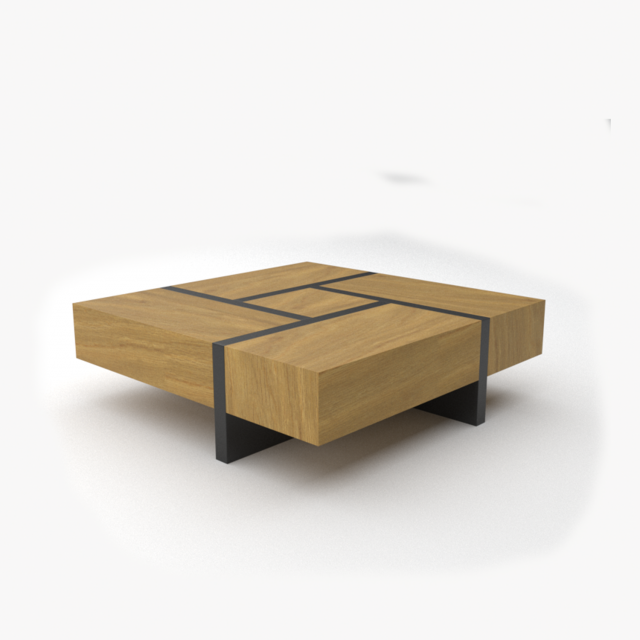 SQUARE coffee table Modello 3D .c4d .max .obj .3ds .fbx .stl .blend 