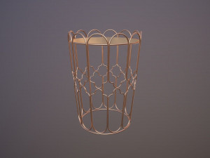 Gold Table 3D Model