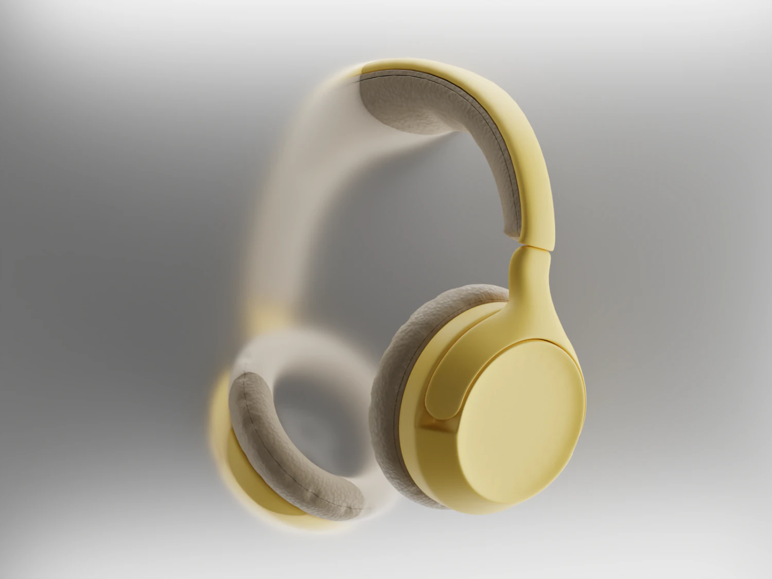 Headphones 3D Model .c4d .max .obj .3ds .fbx .stl .blend 