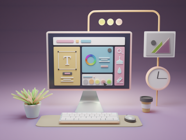 Computer interface 3Dモデル .c4d .max .obj .3ds .fbx .stl .blend 