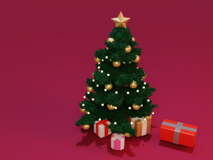 X-mas room Model 3D