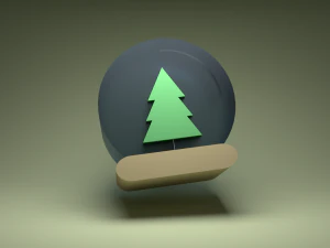 Palla di Natale Modello 3D