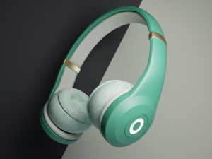 Headphones concept 3D 模型