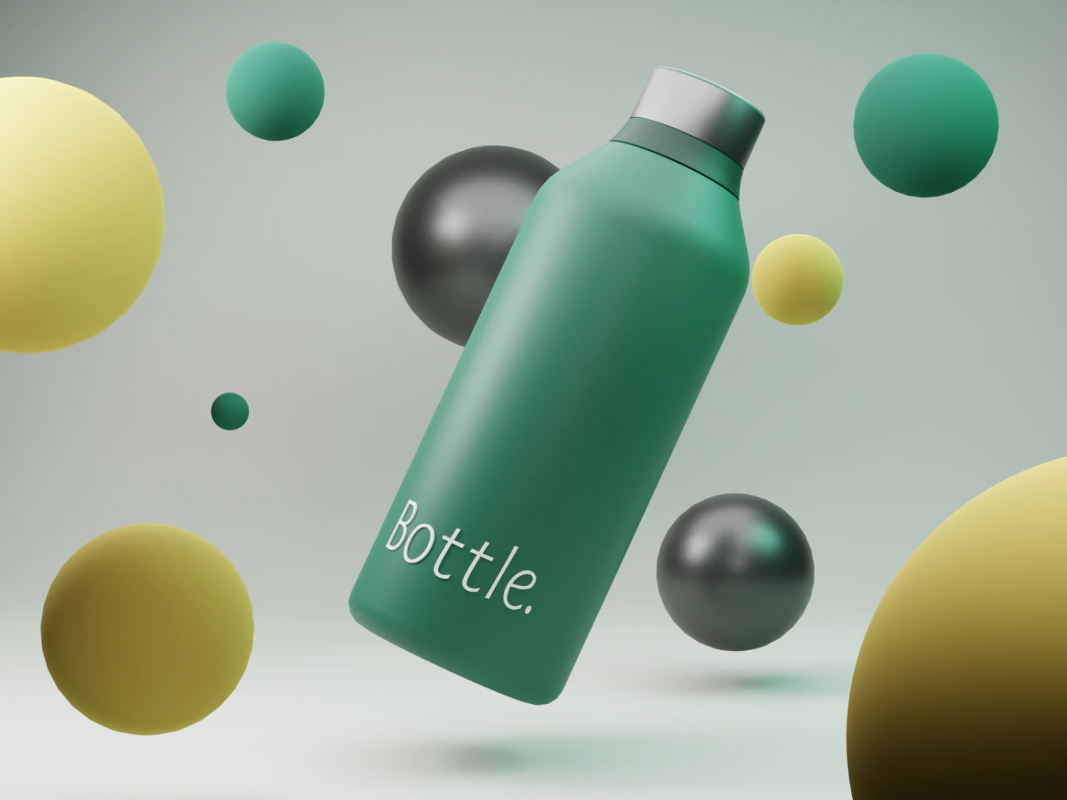 Bottle 3D Model .c4d .max .obj .3ds .fbx .stl .blend 