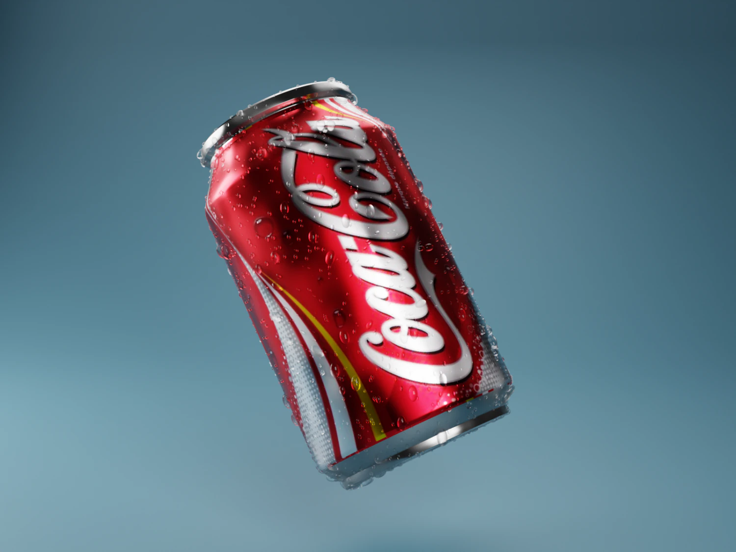 Soft Drink Can 3D Model .c4d .max .obj .3ds .fbx .stl .blend