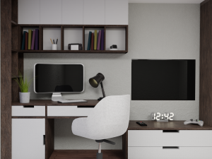 Computer room interior 3D 模型