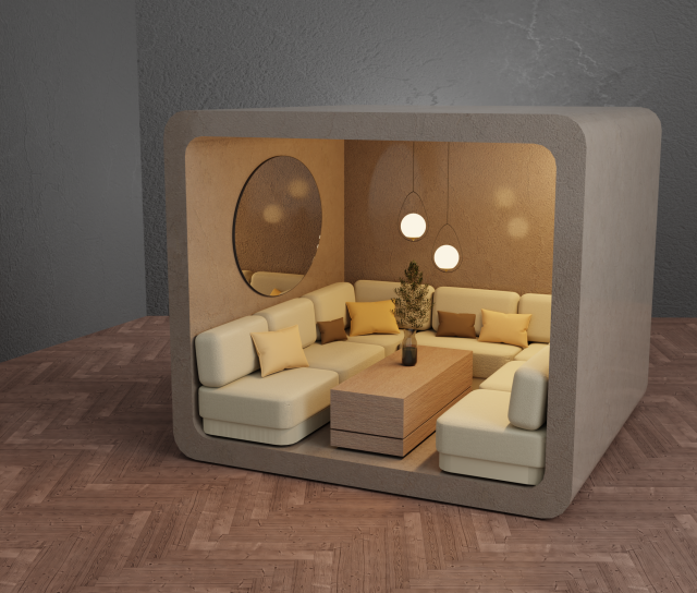 Interior design 3D Modèle 3D .c4d .max .obj .3ds .fbx .stl .blend 